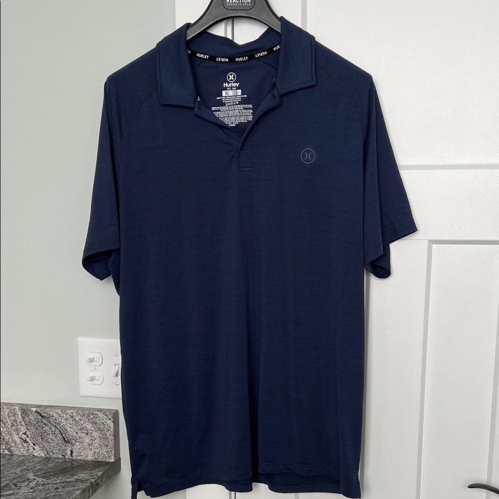 Men's Navy Blue Hurley Polo Shirt